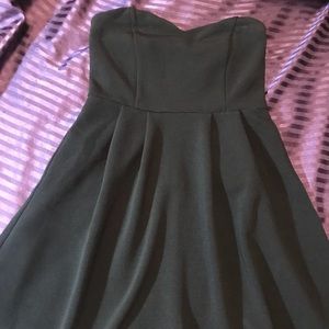 Black Strapless Dress